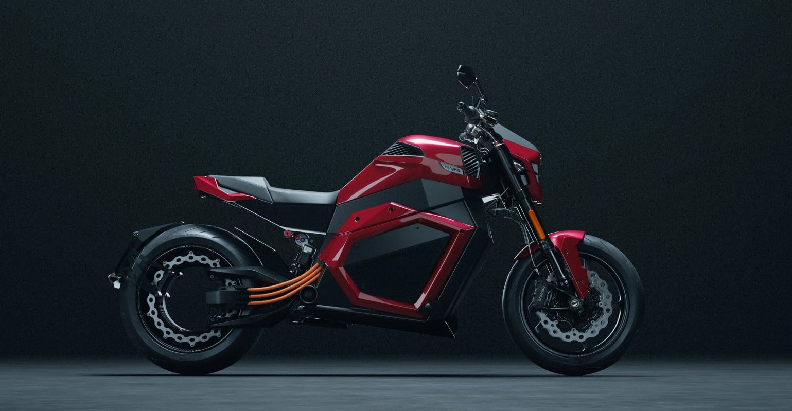 مشهد جانبي لدراجة شركة فيرج 