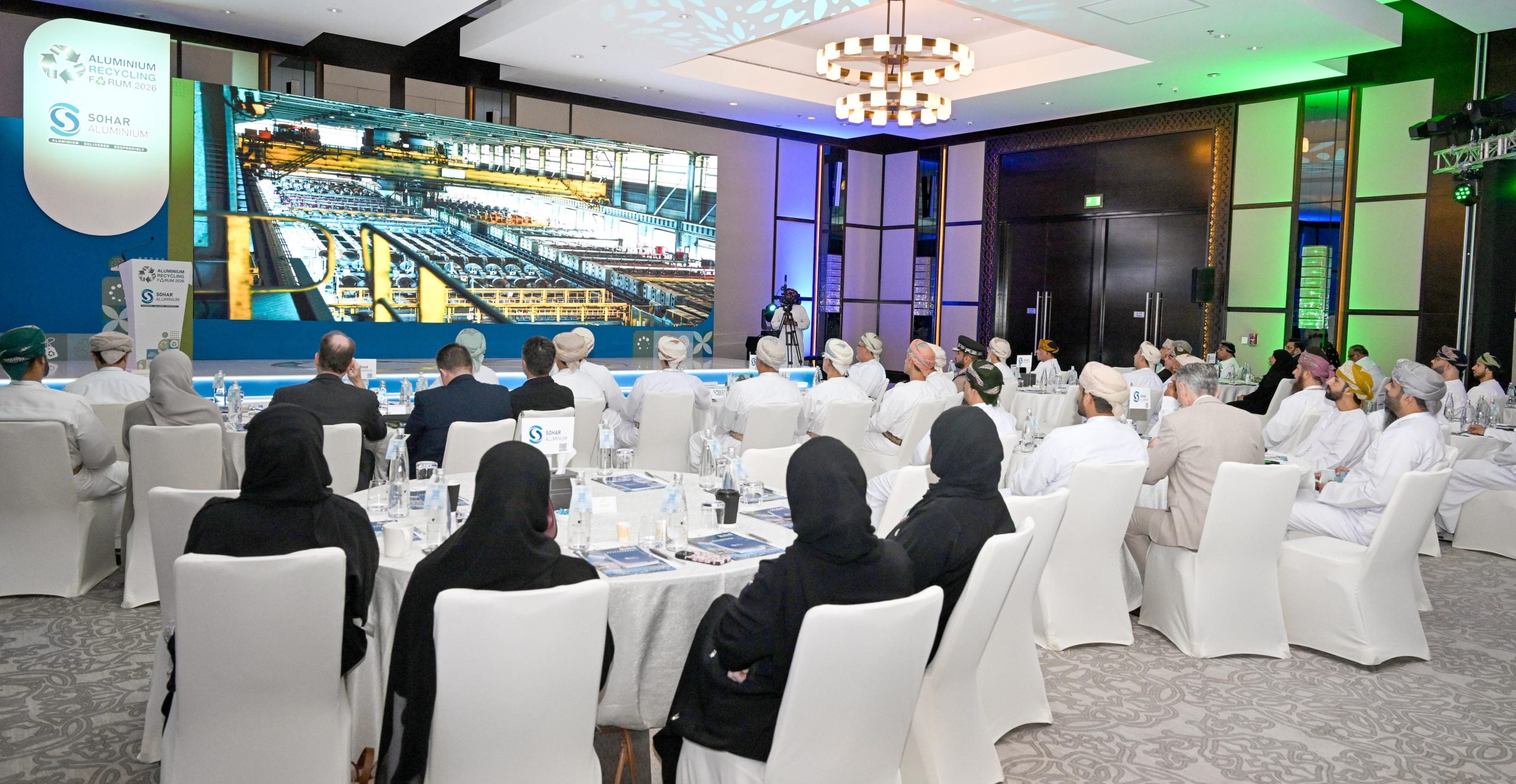 جانب من ندوة إعادة تدوير الألومنيوم التي نظّمتها شركة صحار ألمنيوم