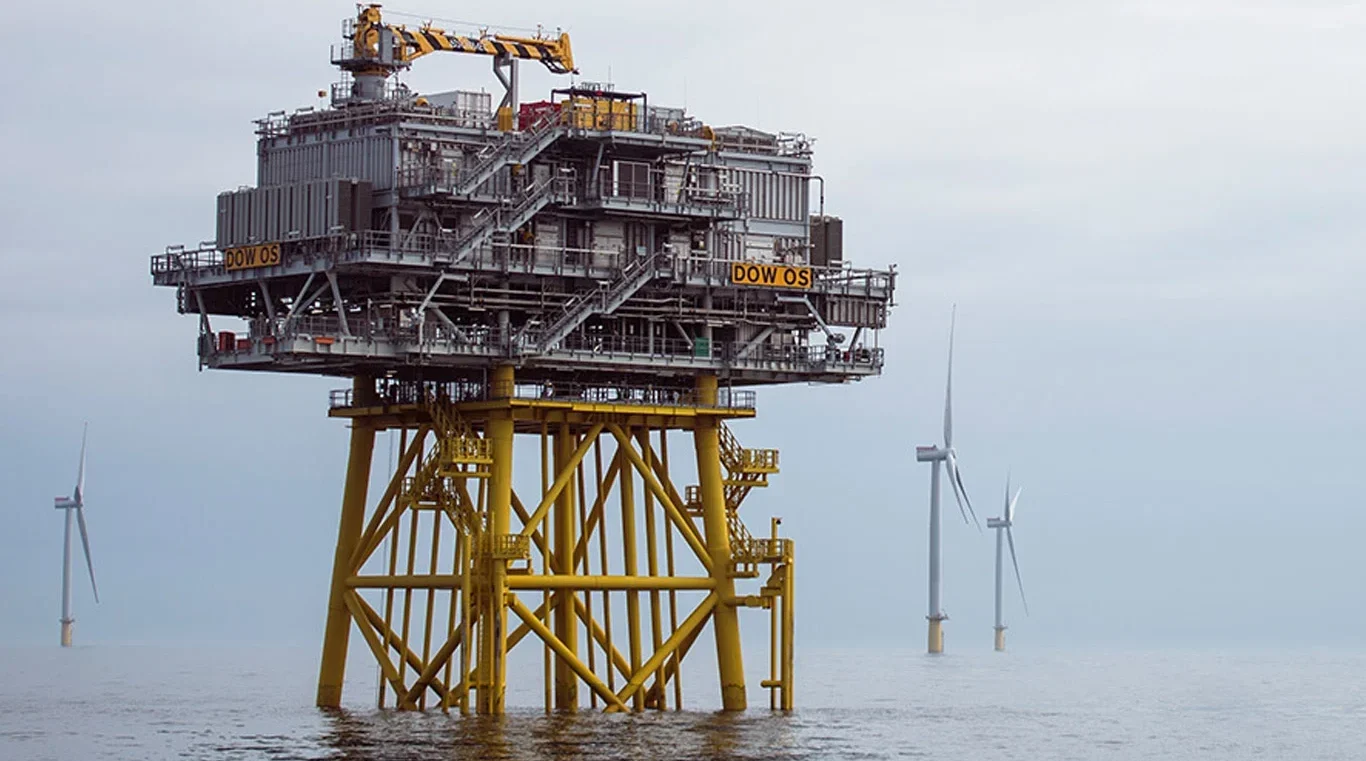 منصة نفط في بحر الشمال البريطاني