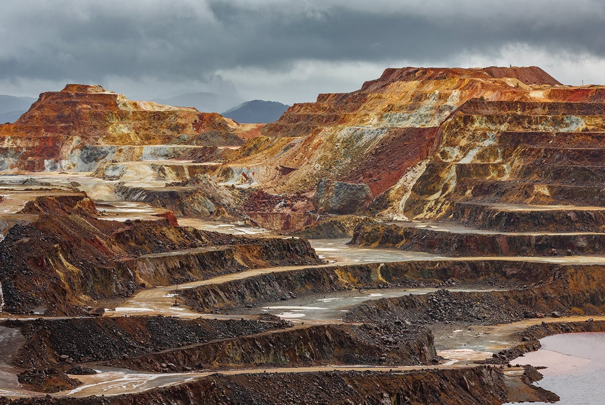 أحد مناجم المعادن الحيوية الأفريقية