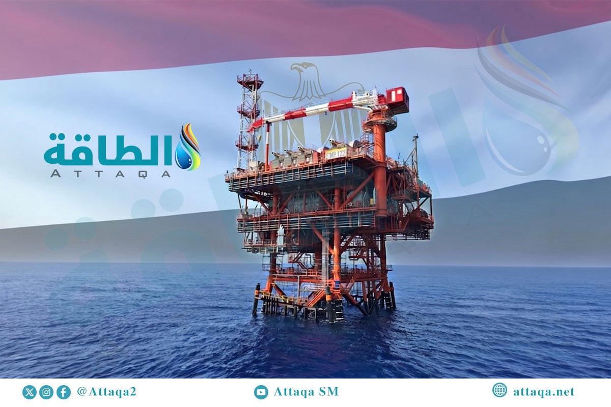 إنتاج مصر من الغاز