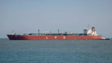 Photo of ناقلة غاز نفط مسال تعبر مضيق هرمز تحت حماية بحرية