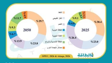 Photo of مزيج الطاقة العالمي تحت هيمنة الوقود الأحفوري حتى 2050 (إنفوغرافيك)