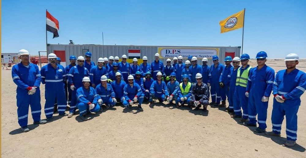 جانب من زيارة وزير البترول لحقول بدر الدين