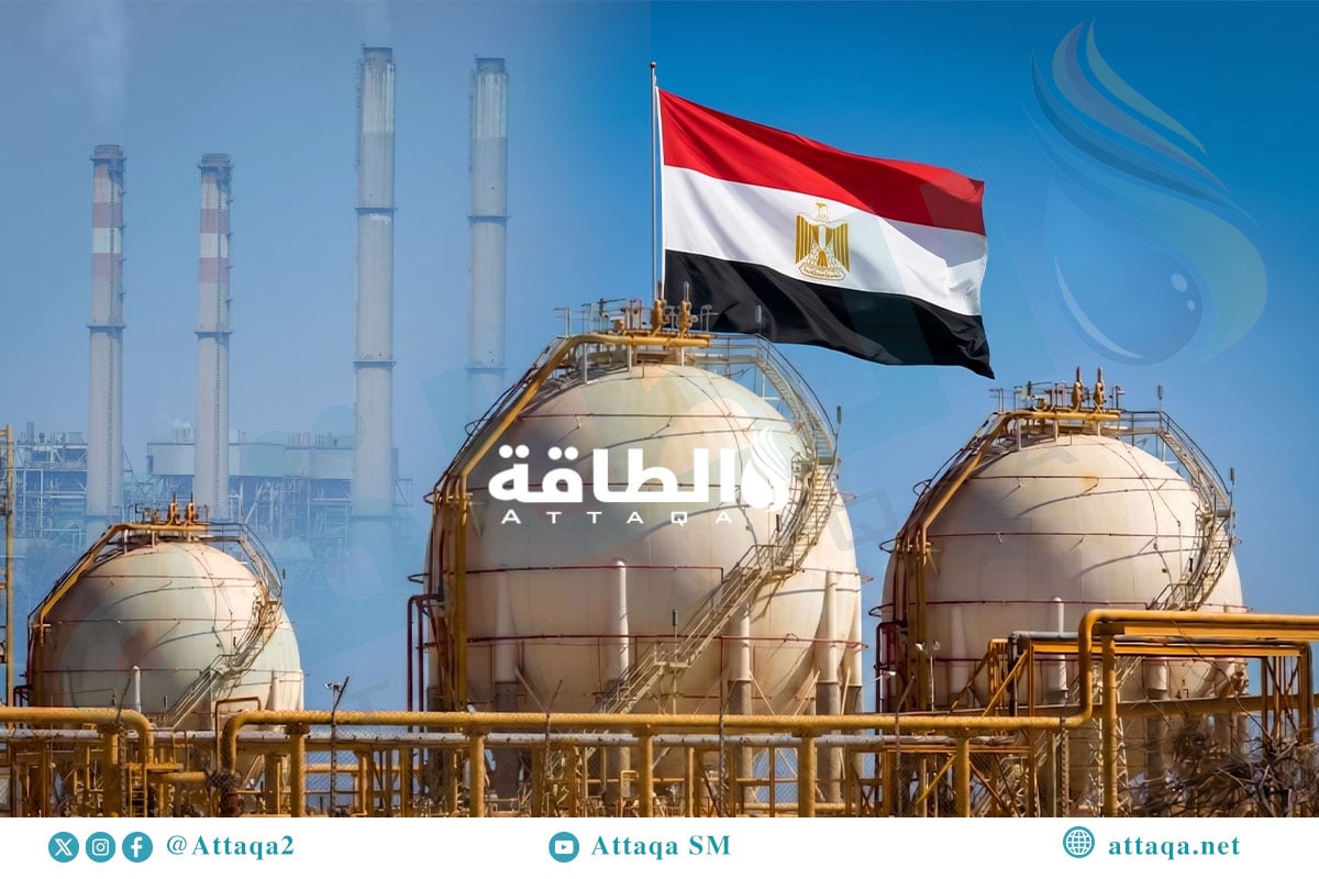 إنتاج مصر من الغاز