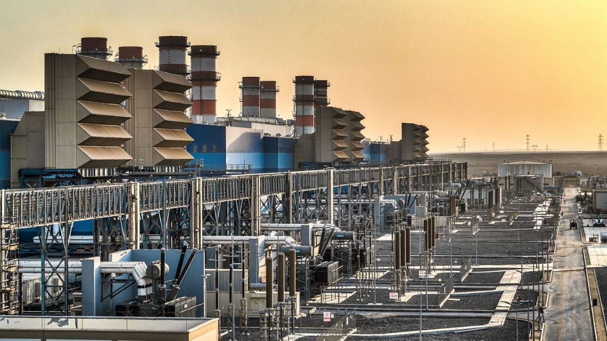 محطة كهرباء عاملة بالغاز
