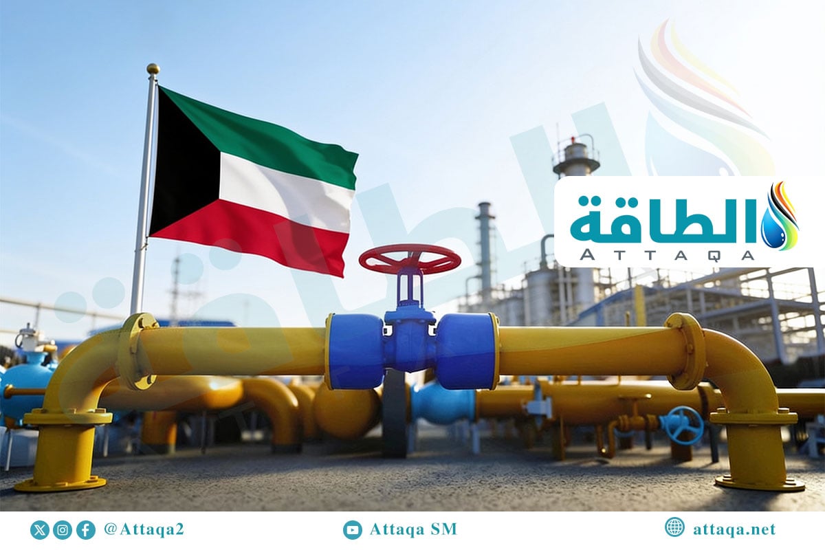 إنتاج الكويت من الغاز