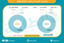 Photo of مزيج توليد الكهرباء في الجزائر.. هيمنة شبه مطلقة للغاز (إنفوغرافيك)