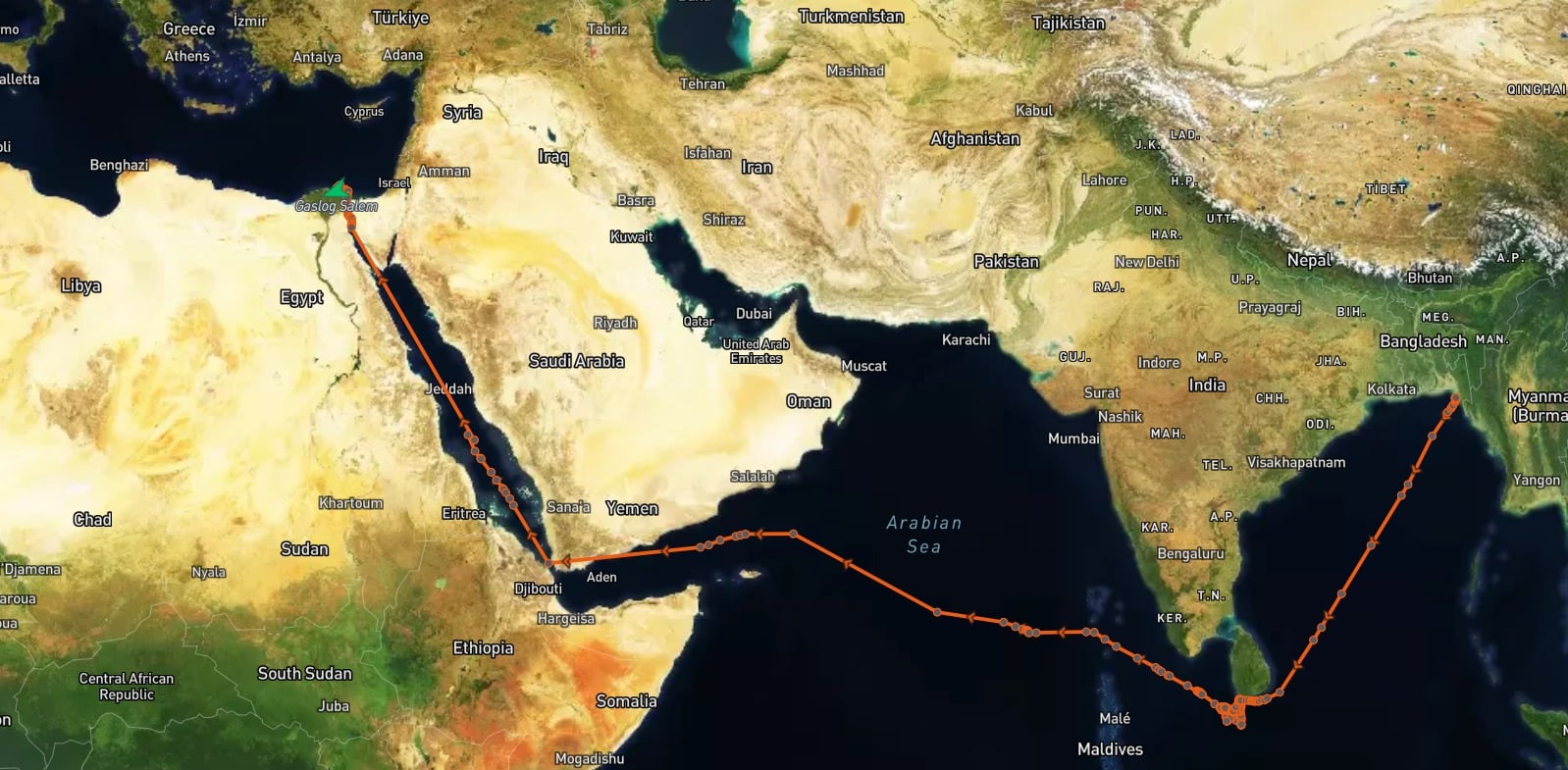 تخزين الغاز المسال في مصر