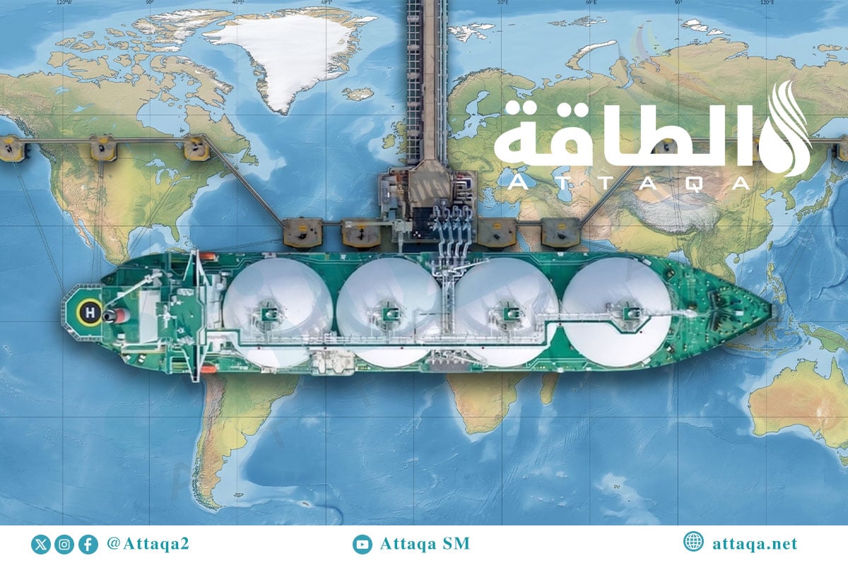 واردات الغاز المسال العالمية في النصف الأول 2026