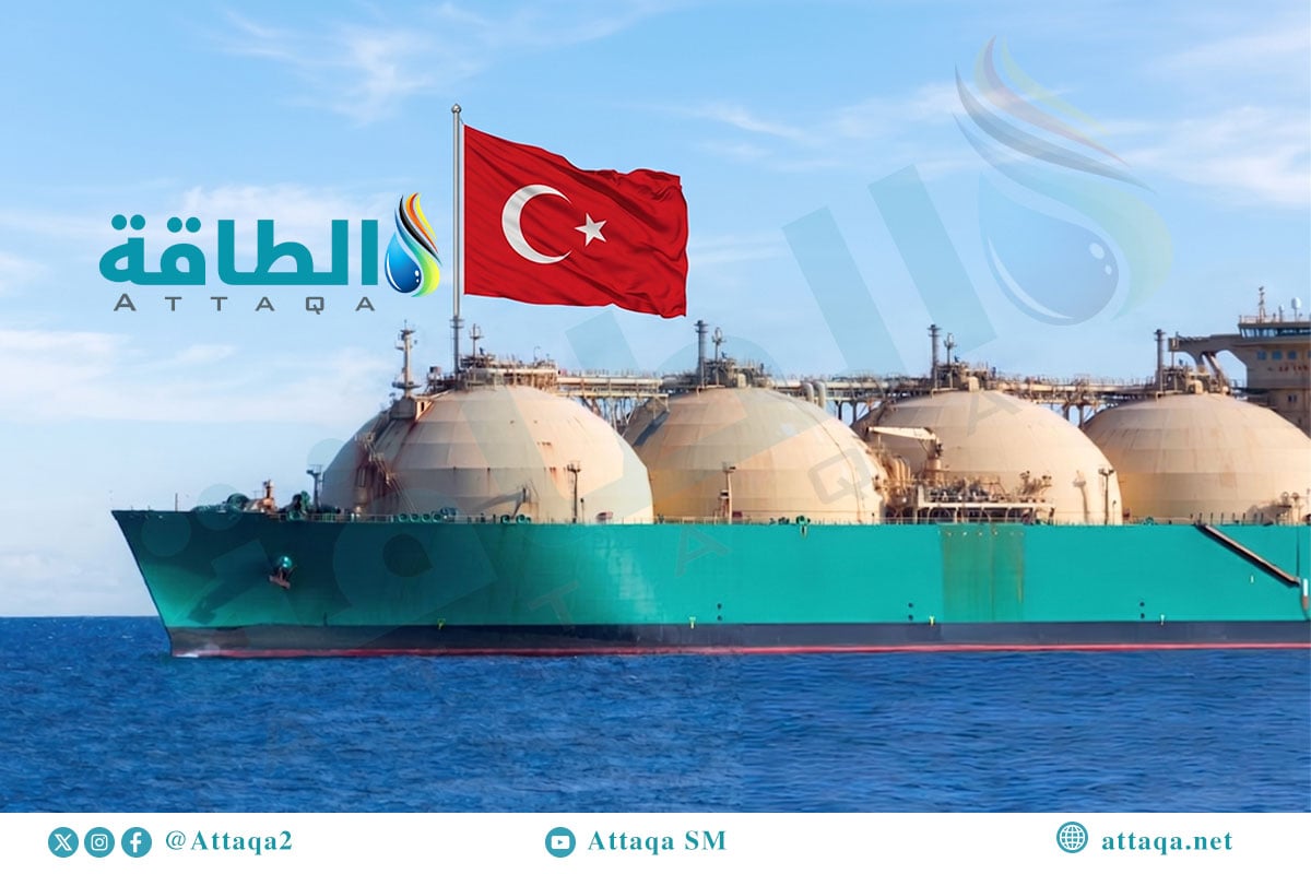 واردات تركيا من الغاز المسال