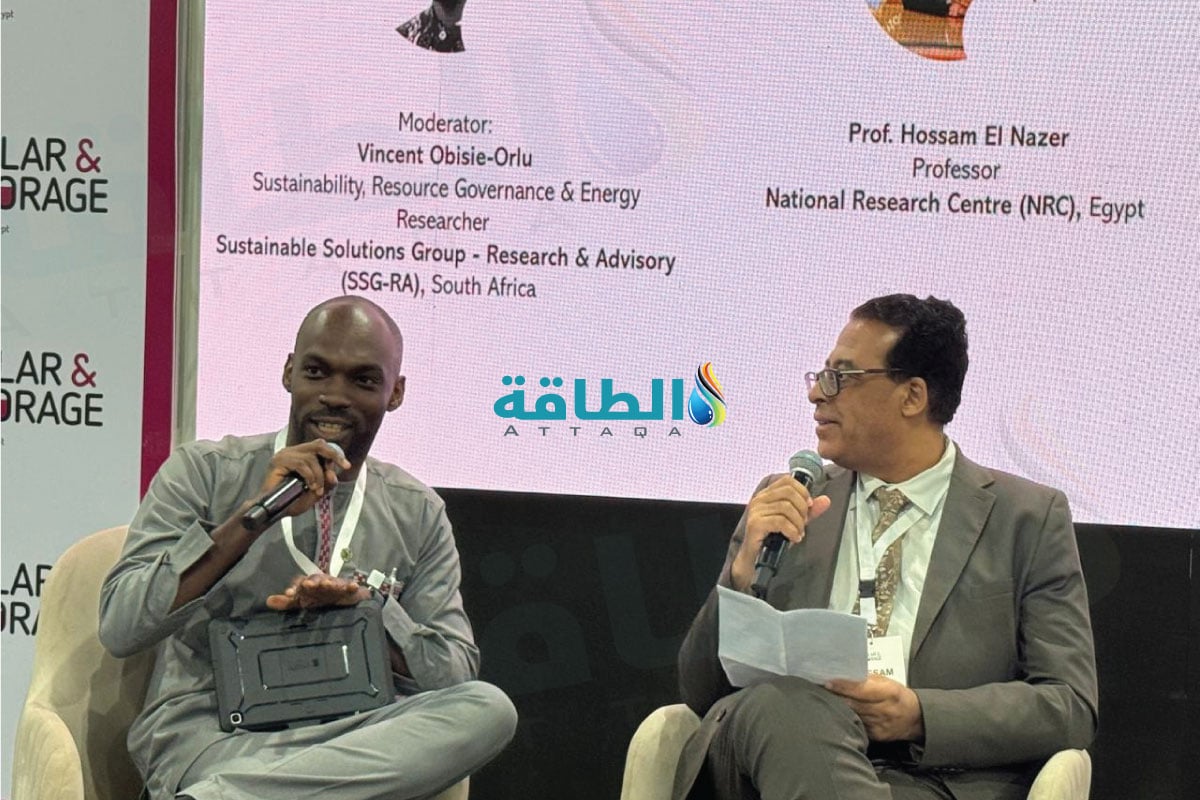 جانب من فعاليات معرض الطاقة الشمسية في الشرق الأوسط وشمال أفريقيا "The Solar Show MENA" 