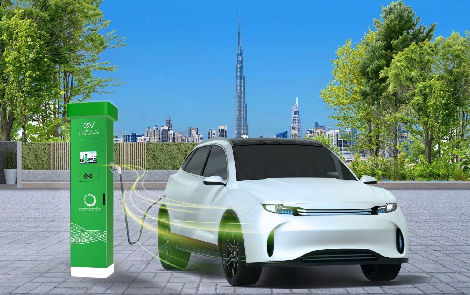شحن السيارات الكهربائية في الإمارات