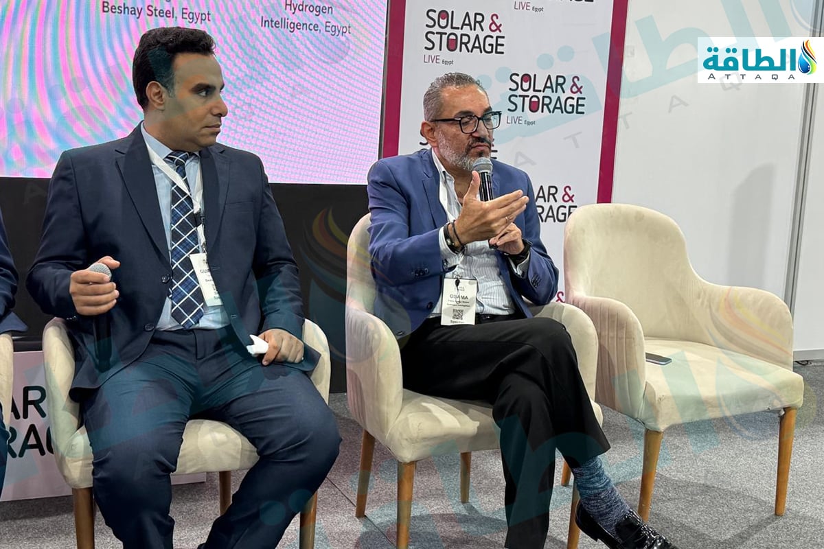 جانب من فعاليات معرض الطاقة الشمسية في الشرق الأوسط وشمال أفريقيا "The Solar Show MENA" 