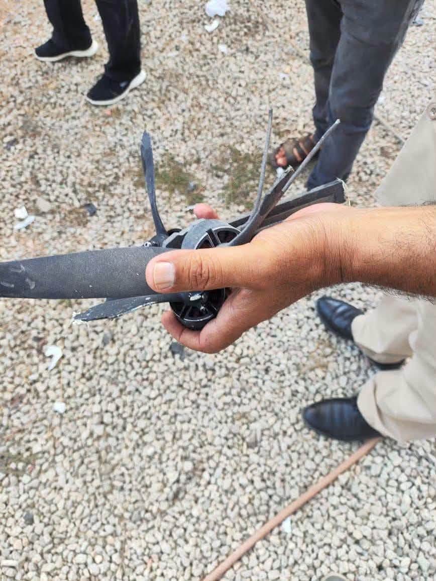 آثار استهداف محطة كهرباء الزاوية