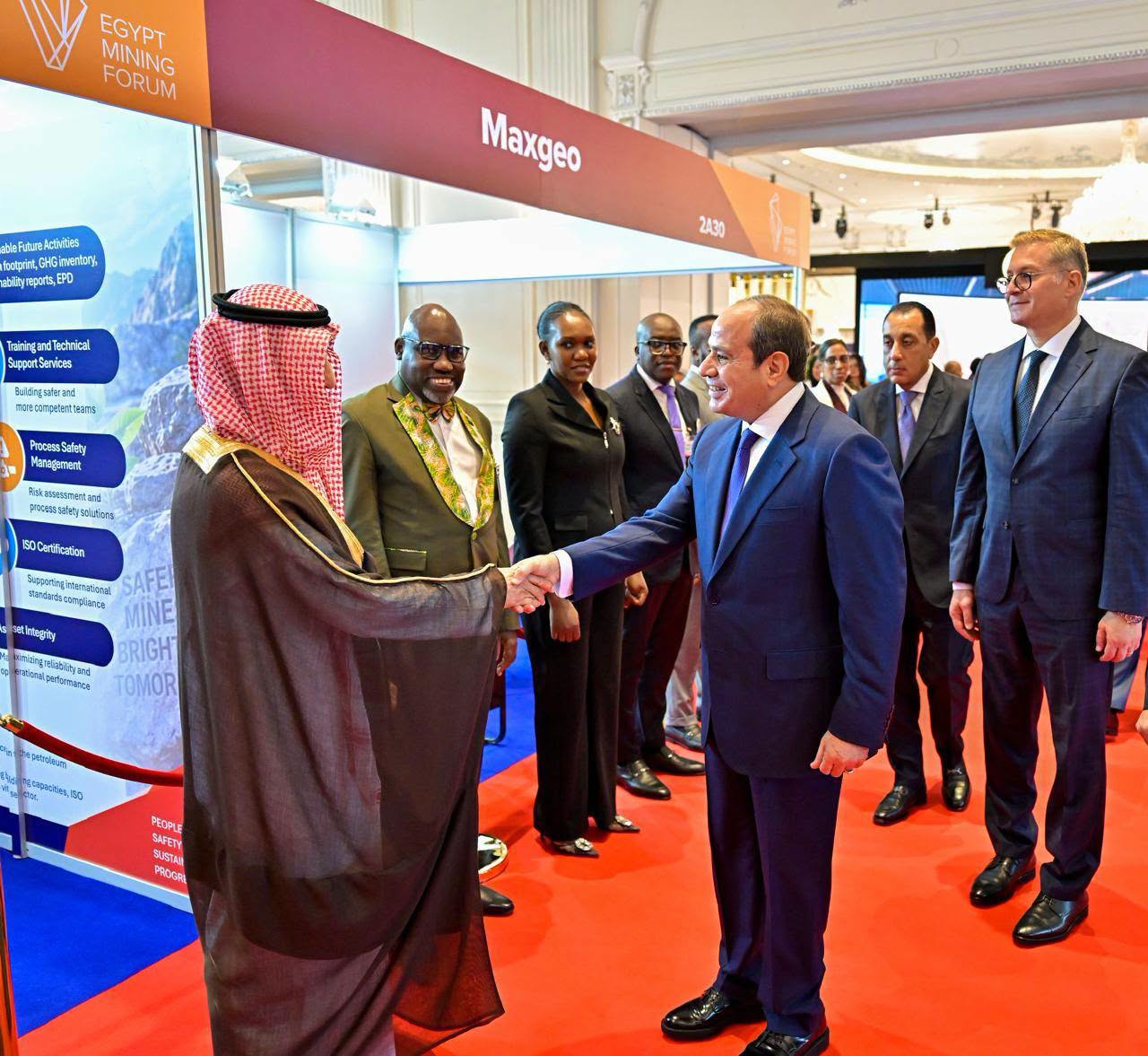 جانب من افتتاح فعاليات منتدى مصر للتعدين 2026