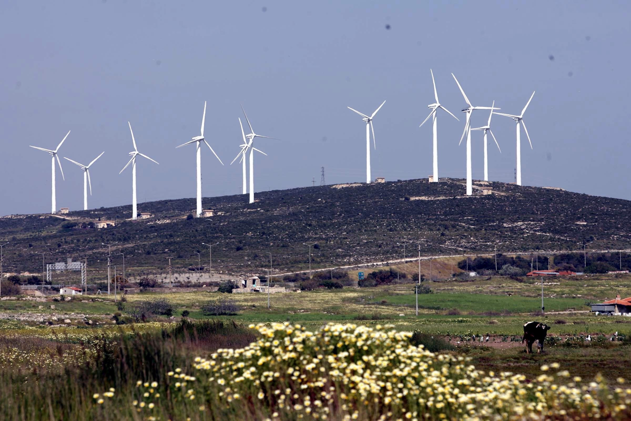 مشروعات طاقة الرياح البرية في تركيا