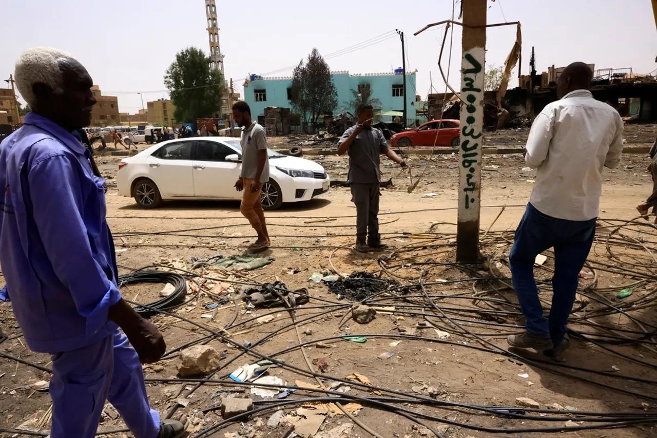 استهداف إحدى محطات الكهرباء في السودان