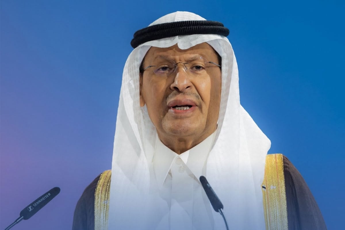 وزير الطاقة السعودي الأمير عبدالعزيز بن سلمان متحدثا عن توسعة خط أنابيب شرق غرب