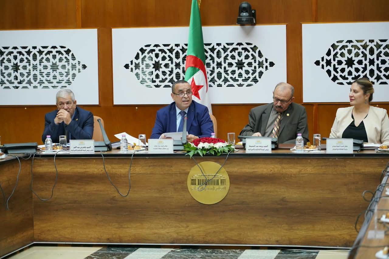 وزير الطاقة والطاقة المتجددة مراد عجال خلال عرضه أمام لجنة المالية والميزانية بالمجلس الشعبي الوطني