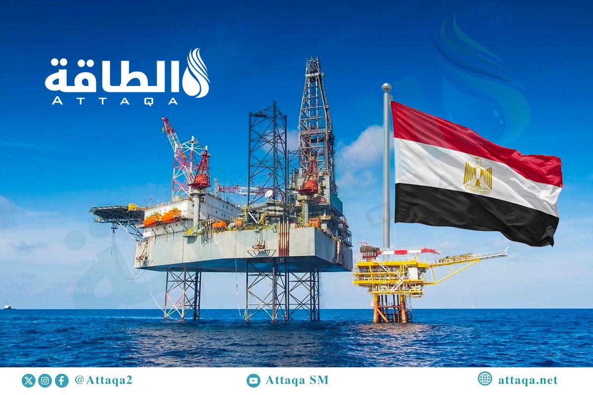 إنتاج مصر من الغاز