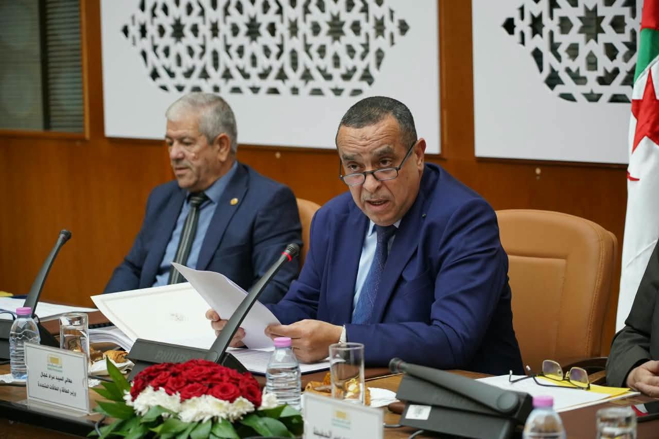 وزير الطاقة والطاقة المتجددة مراد عجال خلال عرضه أمام لجنة المالية والميزانية بالمجلس الشعبي الوطني