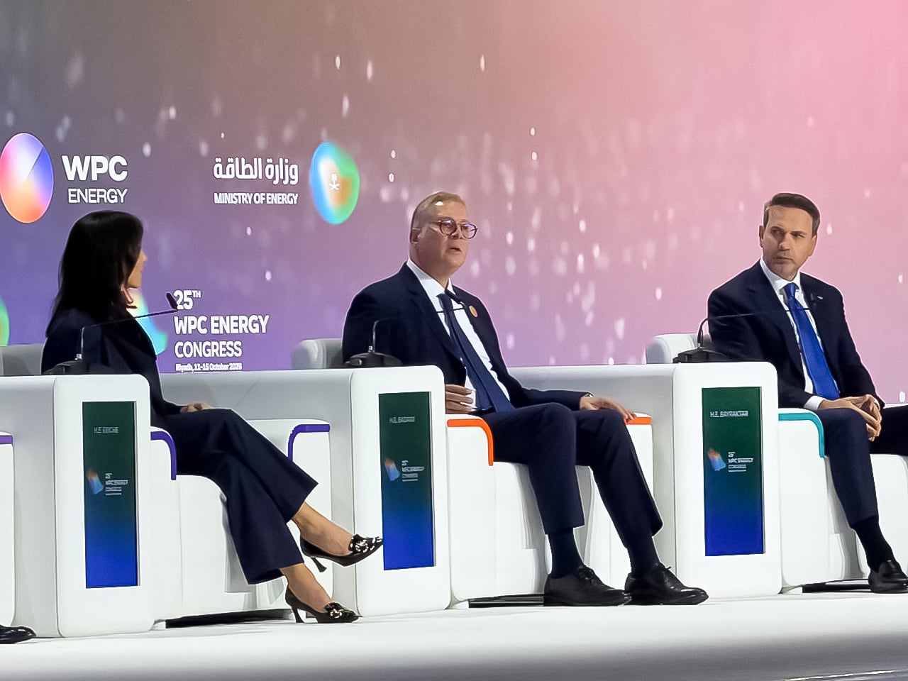 وزير البترول خلال مؤتمر البترول العالمي في الرياض